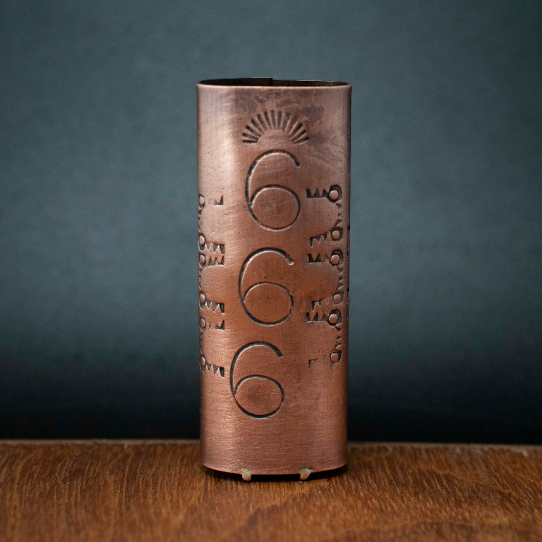 666 Lighter Case| Angel Number Lighter Case| Copper BIC Lighter Case