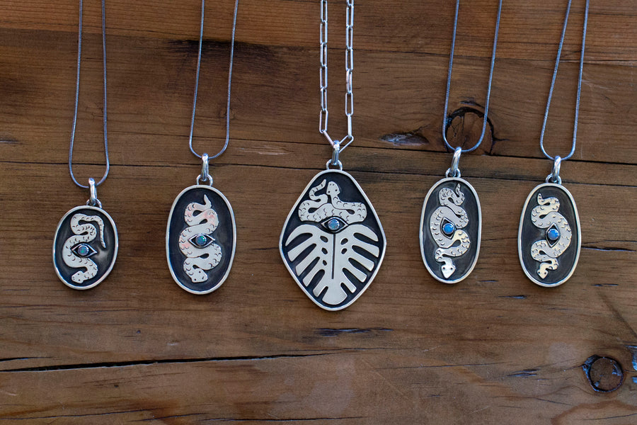 The Serpent Talisman Necklace Collection