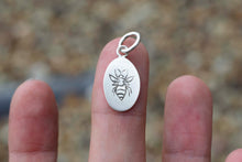 Load image into Gallery viewer, Engraved Bee Talisman Pendant
