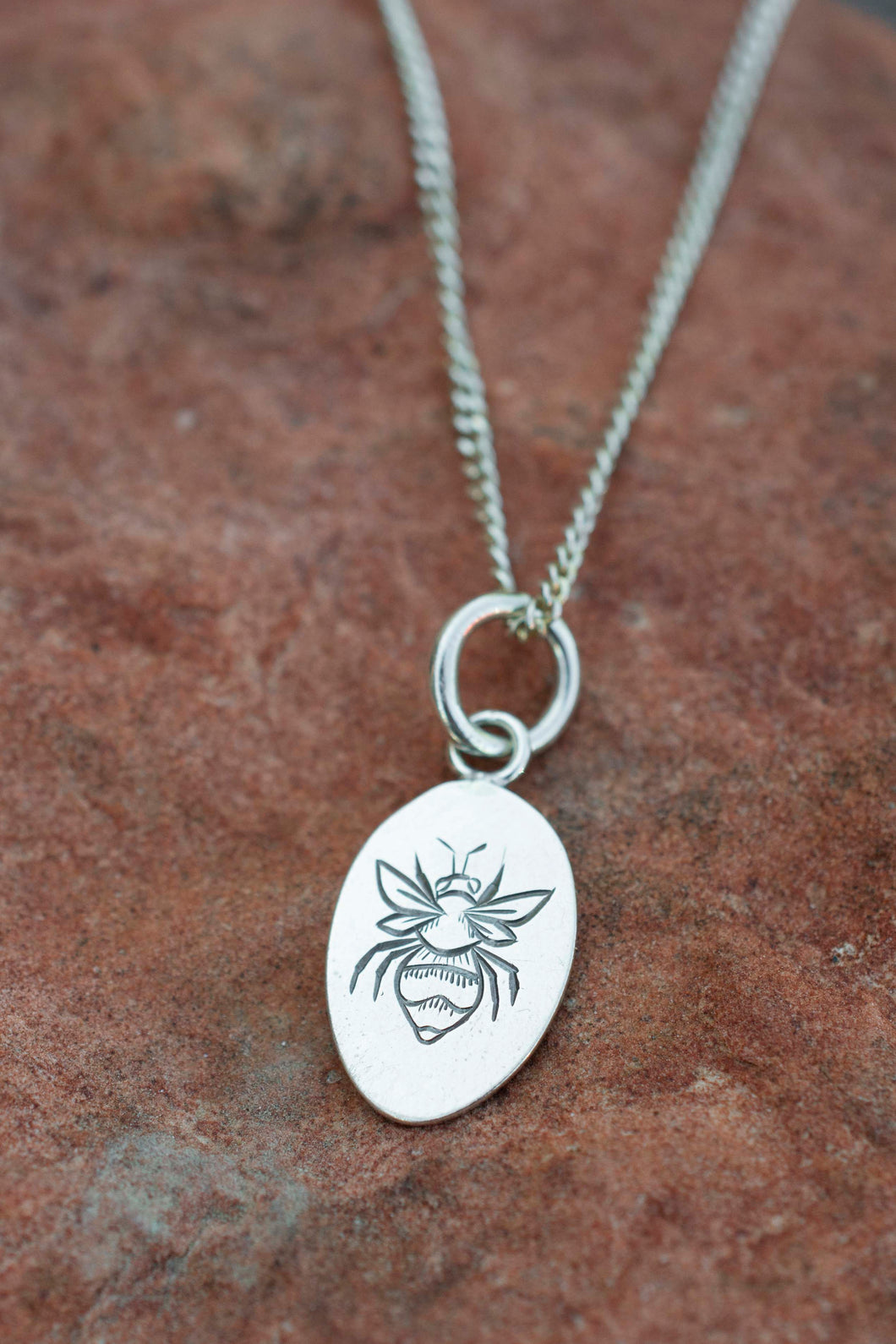 Bee Pendant With Chain