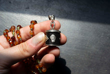 Load image into Gallery viewer, Magic Bell Necklace| Sterling Silver| Garnet &amp; Peridot Beads
