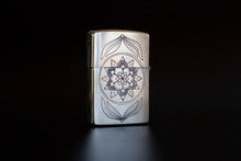 Load image into Gallery viewer, Botanical Zippo Lighter| Hand Engraved| Brass
