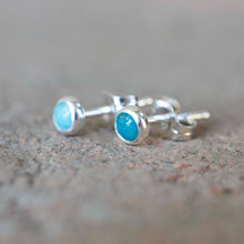 Load image into Gallery viewer, Simple Studs| .925 Sterling Silver| Various Gemstones
