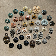 Load image into Gallery viewer, Ceramic Eyeball Medallions
