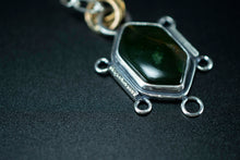 Load image into Gallery viewer, Engraved Necklace| Chrom Diopside| .925 Sterling Silver
