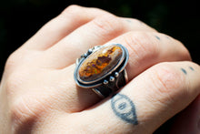 Load image into Gallery viewer, Opal Wave Ring| Hand Engraved
