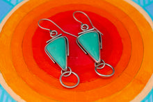 Load image into Gallery viewer, Portal Earrings| .925 Silver| Variscite| Compassion
