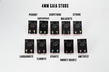 Load image into Gallery viewer, Gaia Studs| .925 Silver| Various Gems
