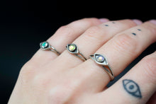 Load image into Gallery viewer, Protector Rings| .925 Silver| Various Gems
