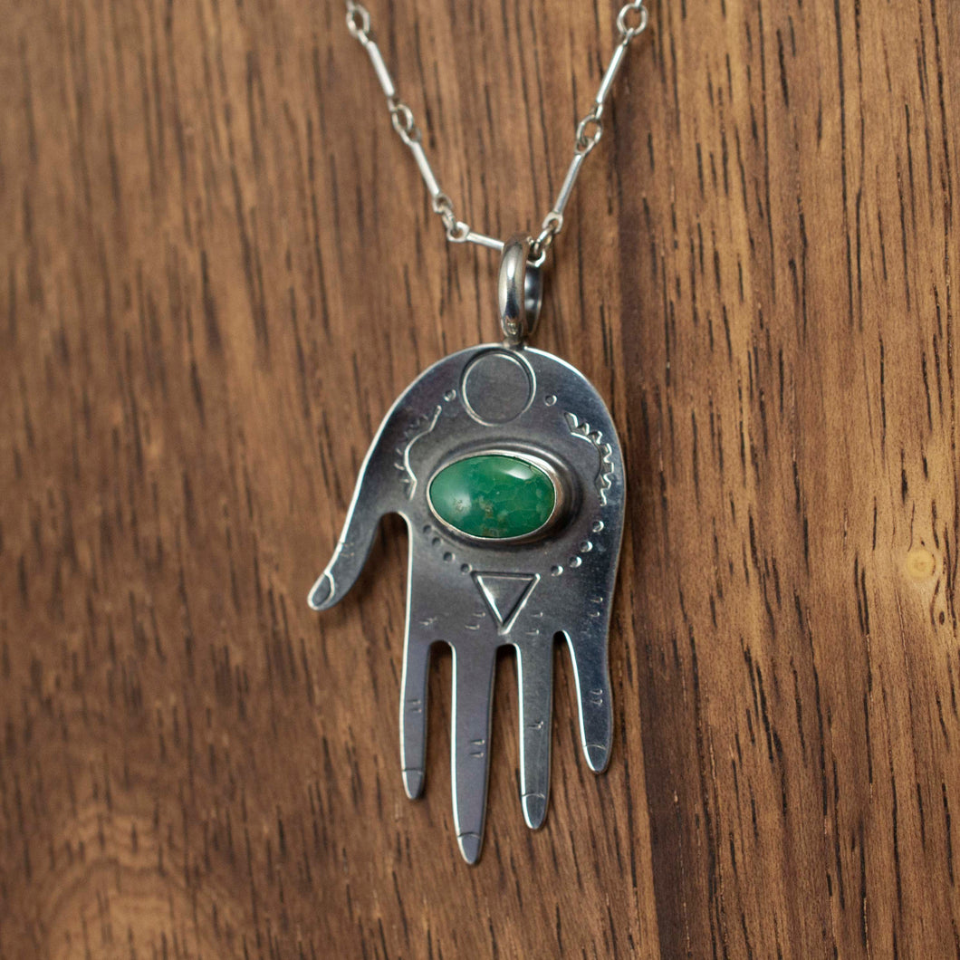 Seer Necklace| .925 Silver| Turquoise| Wisdom