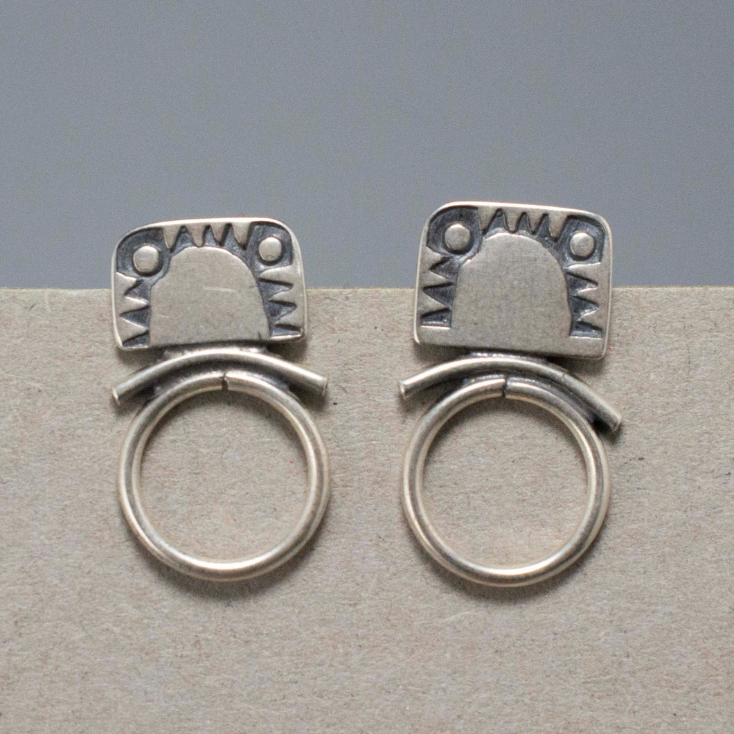 Sunrise Studs| .925 Silver| Protection