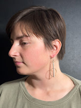 Load image into Gallery viewer, Void Earrings| .925 Silver &amp; Brass| Balance
